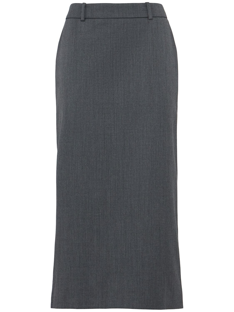 Alrose wool blend tailoring midi skirt