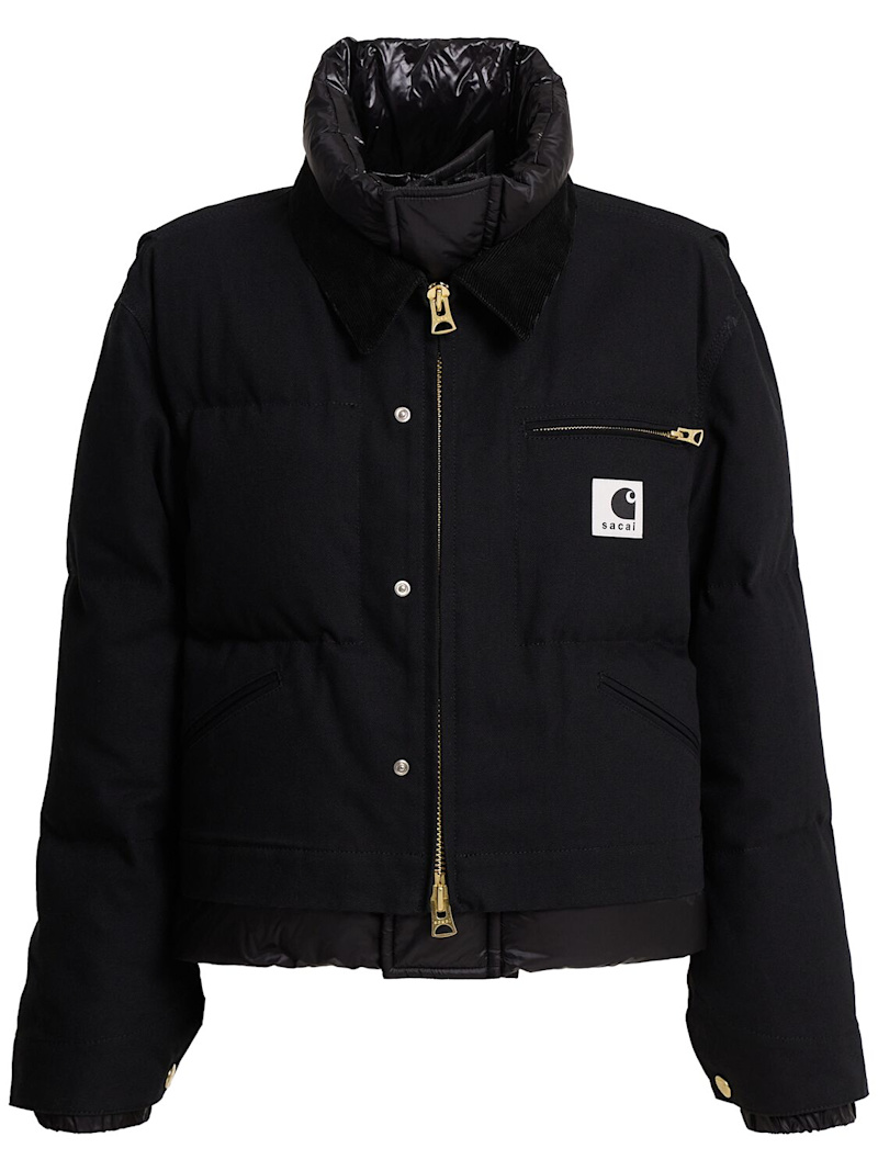Sacai X Carhartt Wip Duck Down Jacket - Sacai - Women | Luisaviaroma