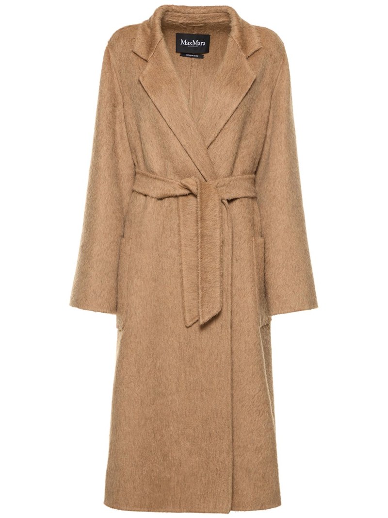 Lvr exclusive mohair & camel drap coat - Max Mara - Women | Luisaviaroma