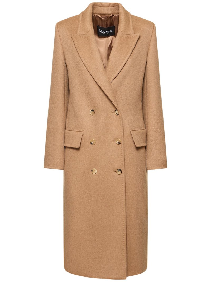 Lvr exclusive camel drap midi coat - Max Mara - Women | Luisaviaroma