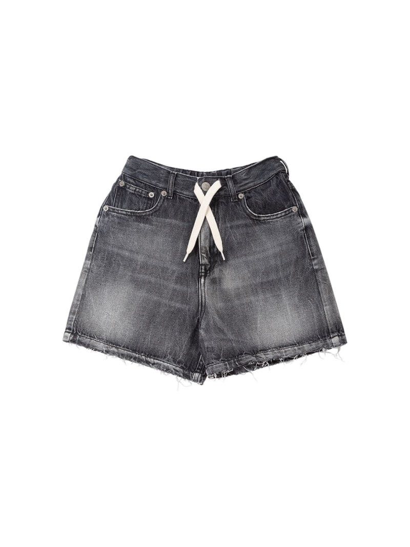 Cotton denim shorts MM6 Maison Margiela Girls Luisaviaroma