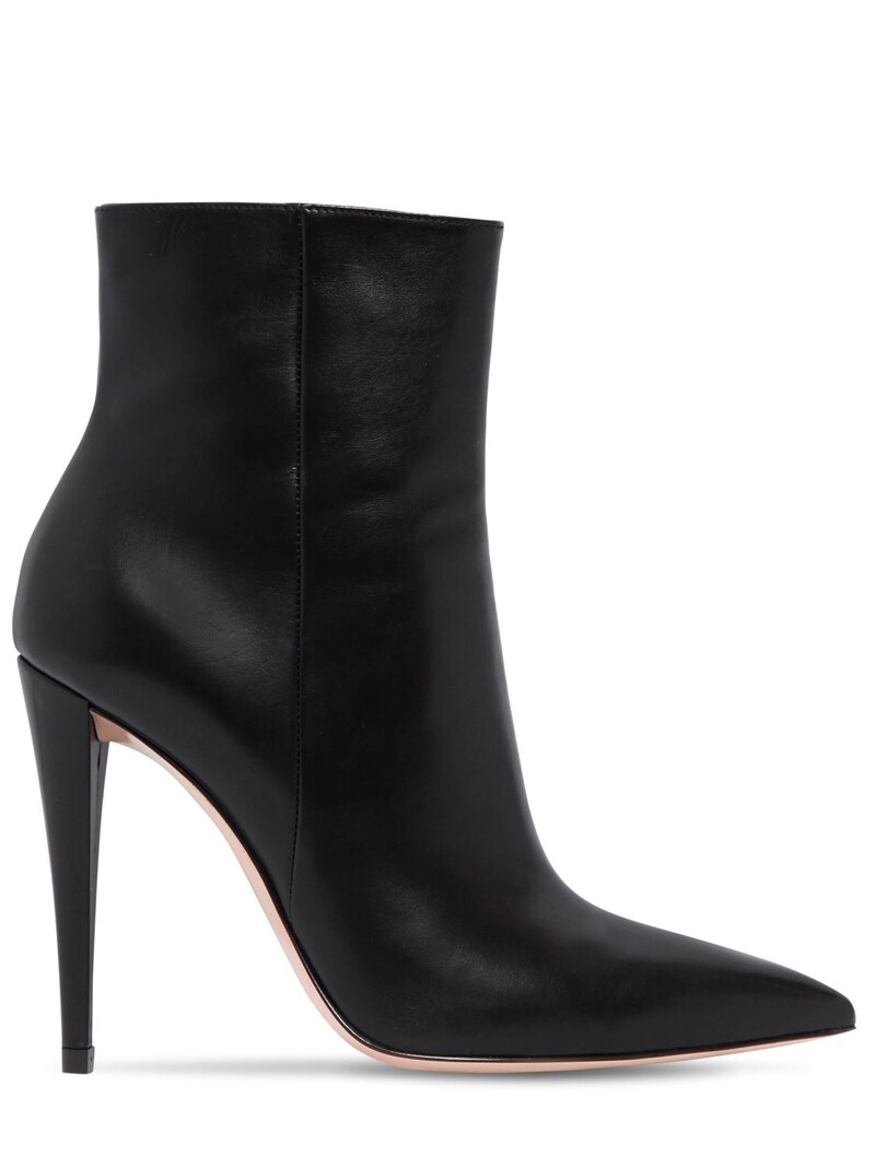 Gianvito Rossi - 100mm leather ankle boots - | Luisaviaroma