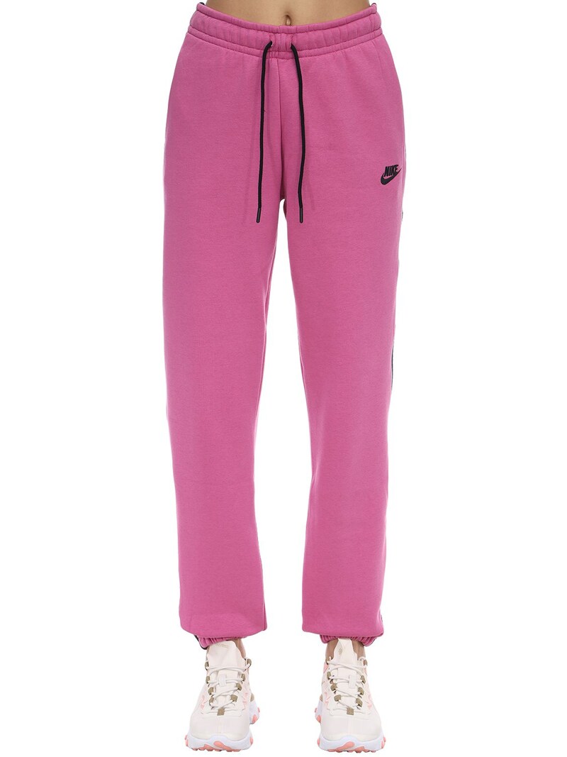 nike cotton blend track pants