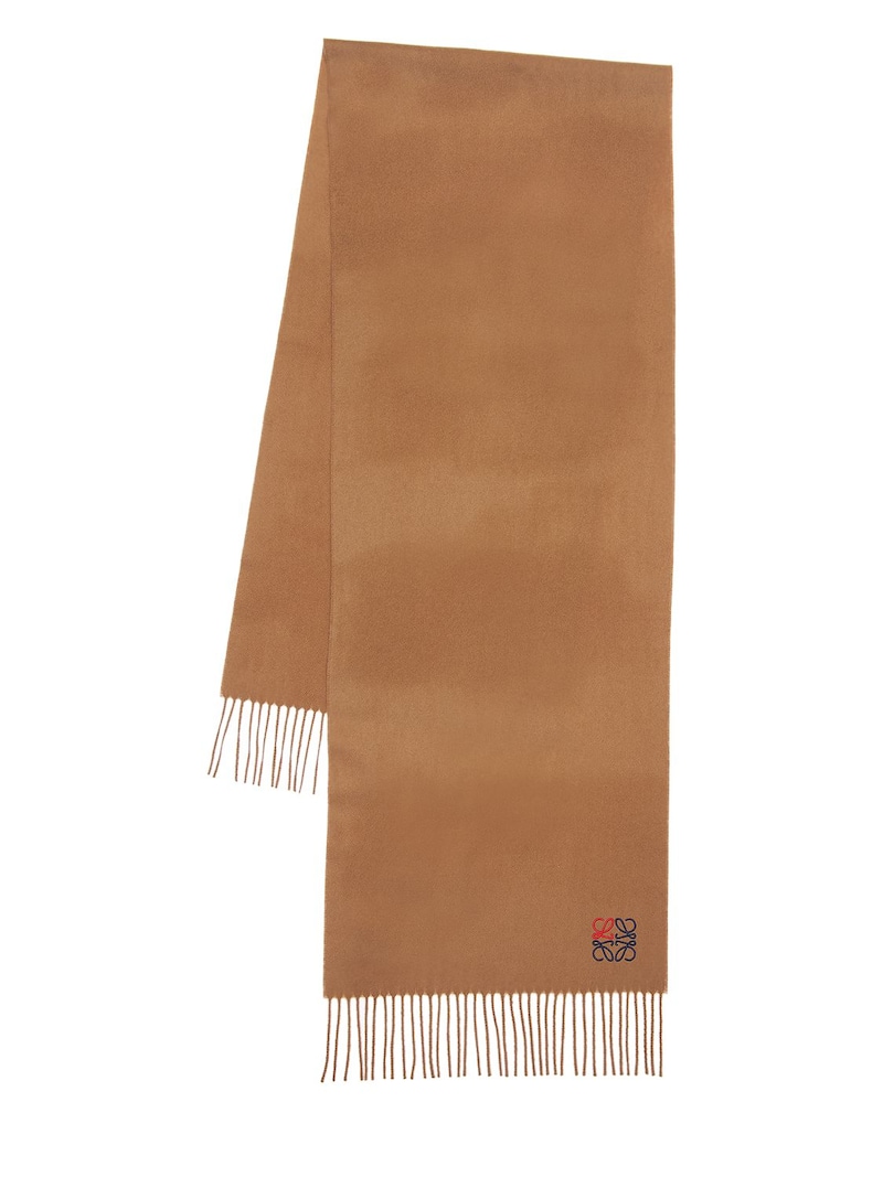 Loewe - Anagram cashmere scarf - | Luisaviaroma