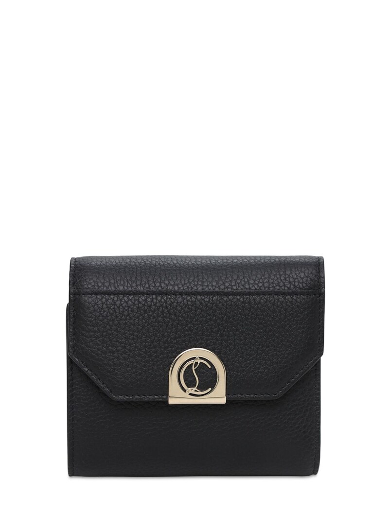 Christian Louboutin - Elisa leather compact wallet - Black | Luisaviaroma