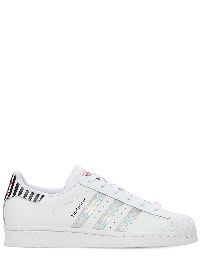 Adidas Originals - Zebra superstar bold sneakers - White | Luisaviaroma