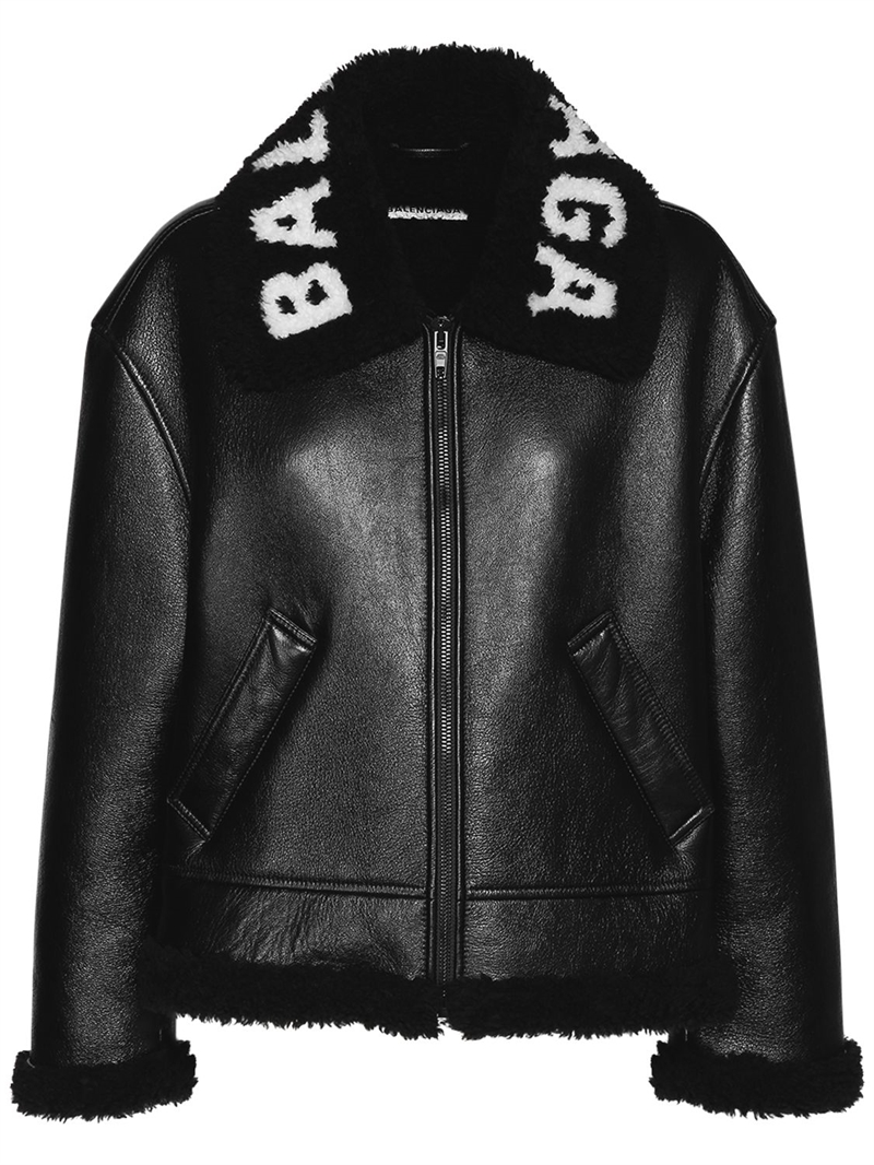 balenciaga fur jacket