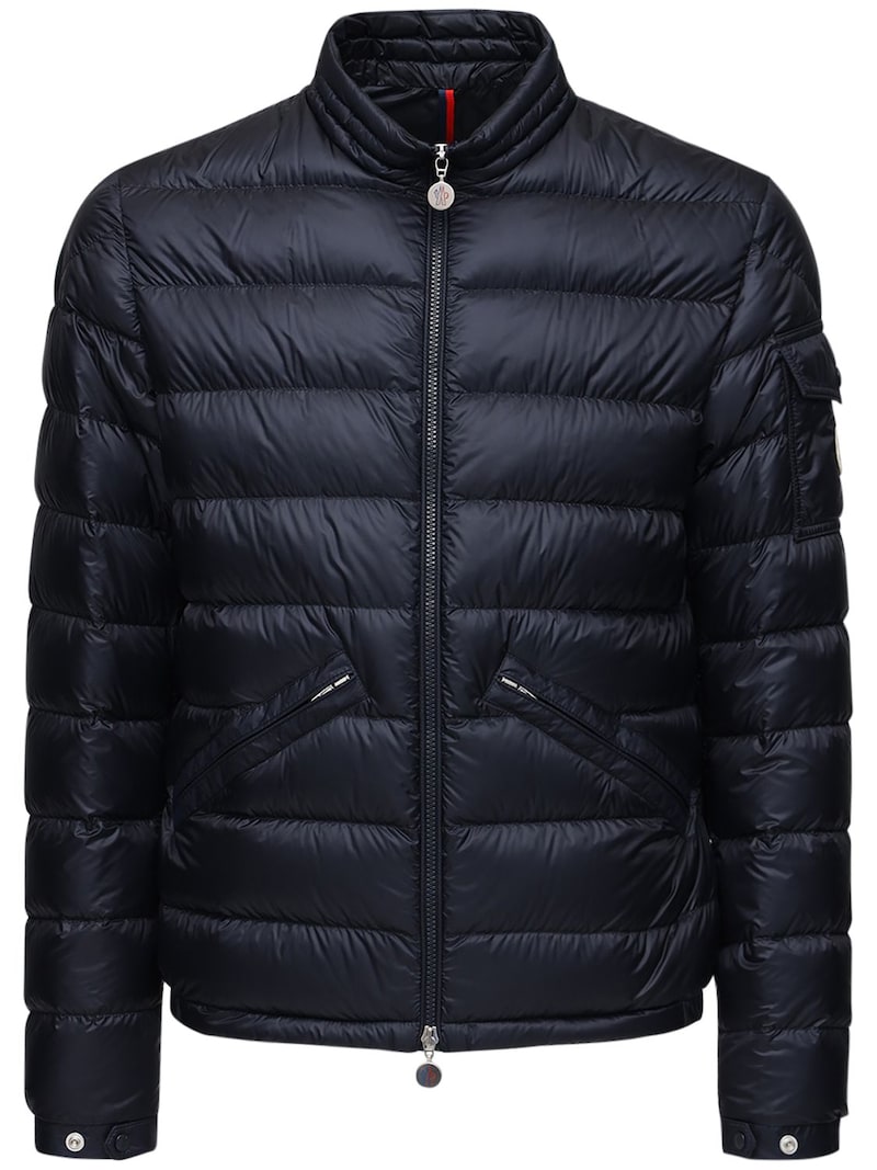 Moncler - Agay quilted nylon down jacket - Navy | Luisaviaroma