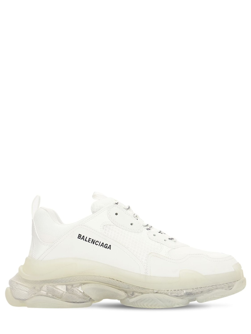 Balenciaga Triple S Clear Sole Sneakers White Luisaviaroma