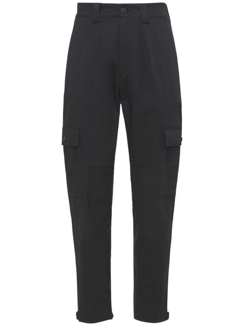 Moncler - Drill cotton cargo pants - Black | Luisaviaroma