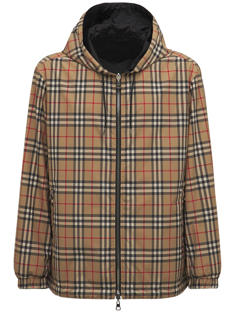 Burberry - Stretton Reversible Check Zip Jacket - Archive Beige ...