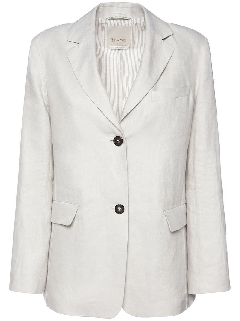 Blazer De Lino Puro - 'S Max Mara - Mujer | Luisaviaroma