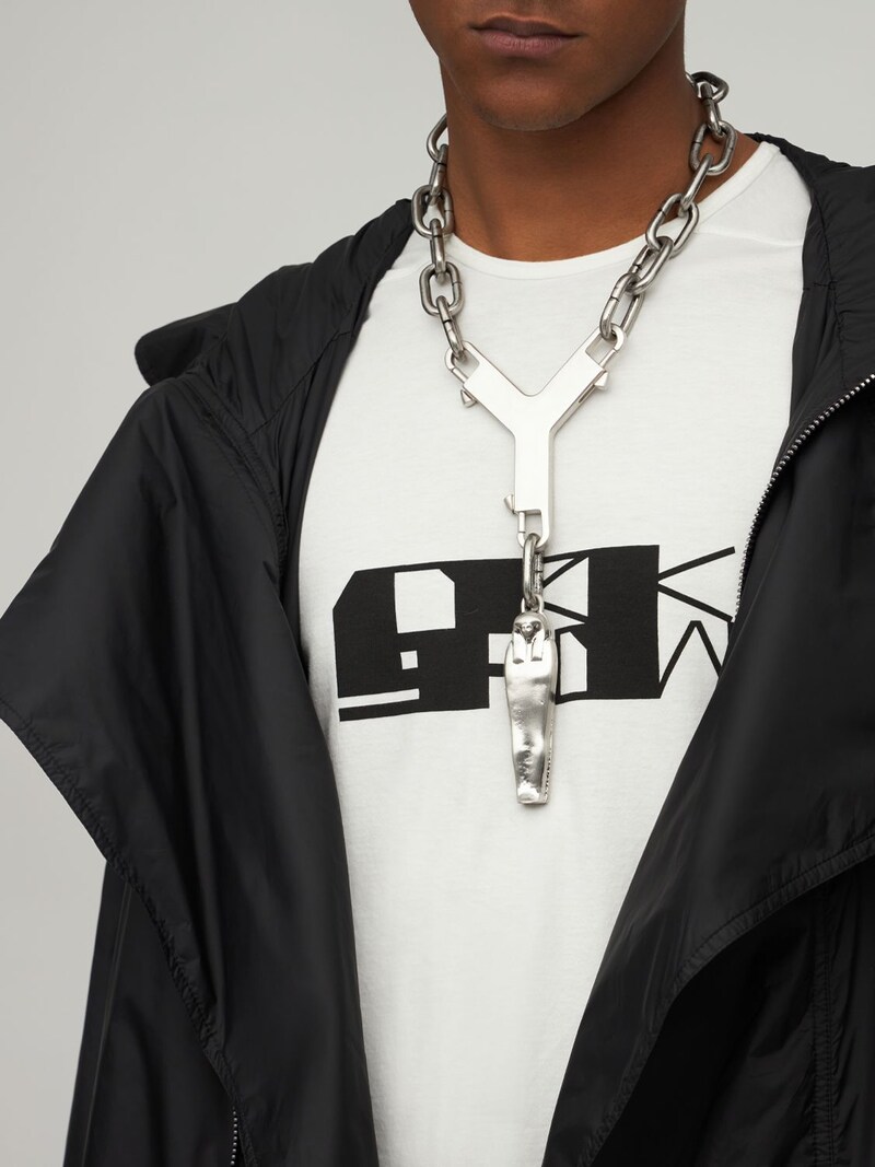 Aluminum necklace - Rick Owens - Men | Luisaviaroma