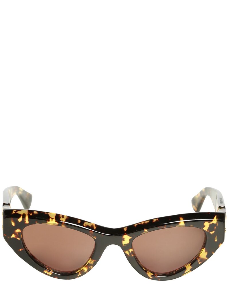 Bottega Veneta - Bv1142s cat-eye acetate sunglasses - Havana | Luisaviaroma