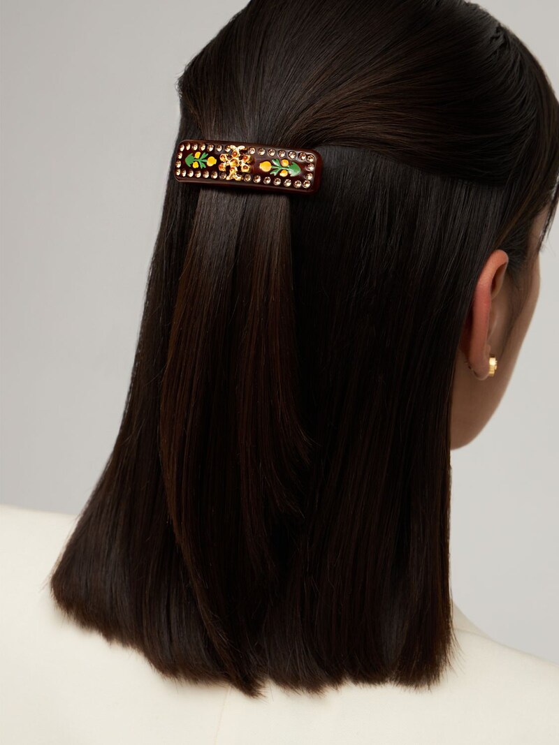 Roxanne embellished small hair barrette - Tory Burch - Women | Luisaviaroma