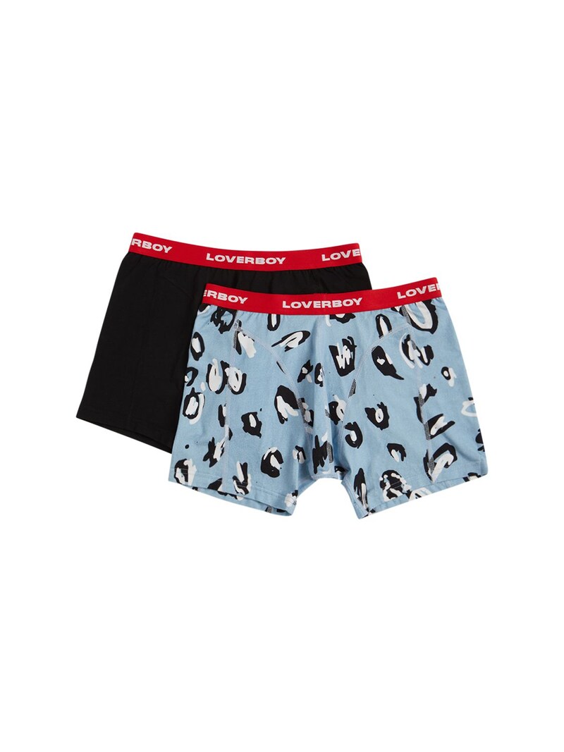 Charles Jeffrey LOVERBOY - Pack of 2 stretch cotton boxer briefs ...