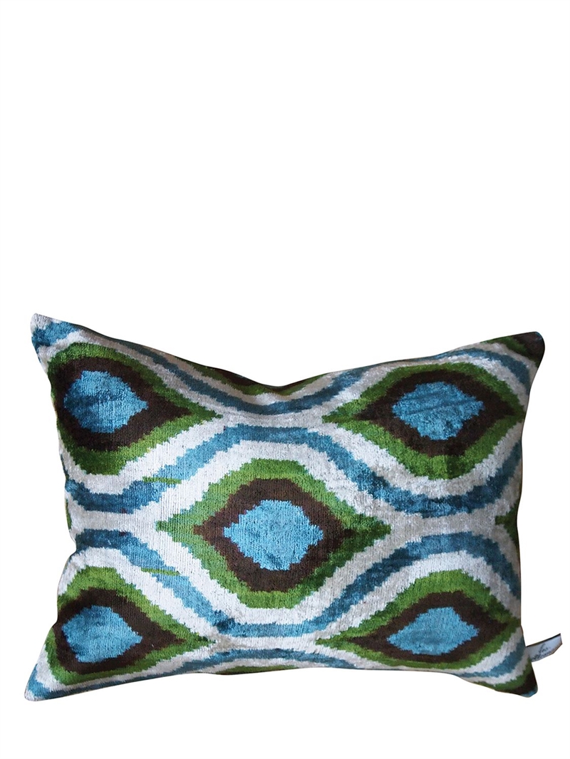 Cotton velvet cushion Les Ottomans Home Luisaviaroma