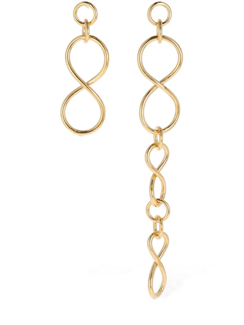 luisaviaroma.com | Asymmetrical infinity dangle earrings