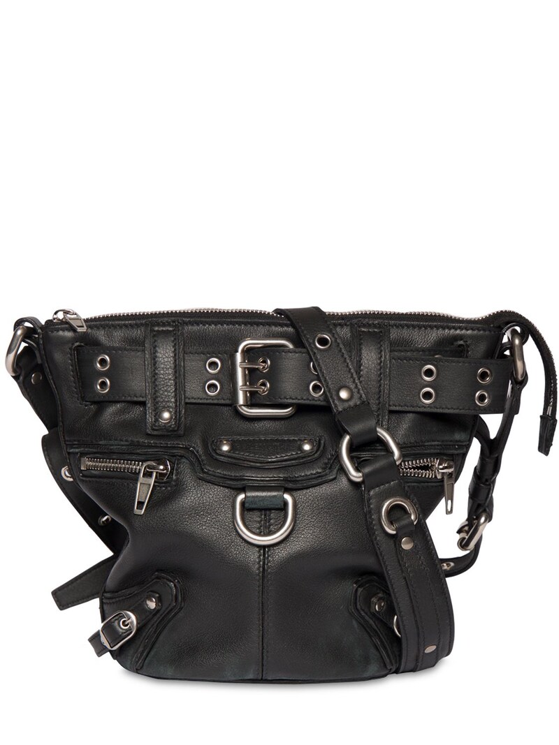 EMO LEATHER BUCKET BAG by Balenciaga, available on luisaviaroma.com for $3250 Kylie Jenner Bags Exact Product 