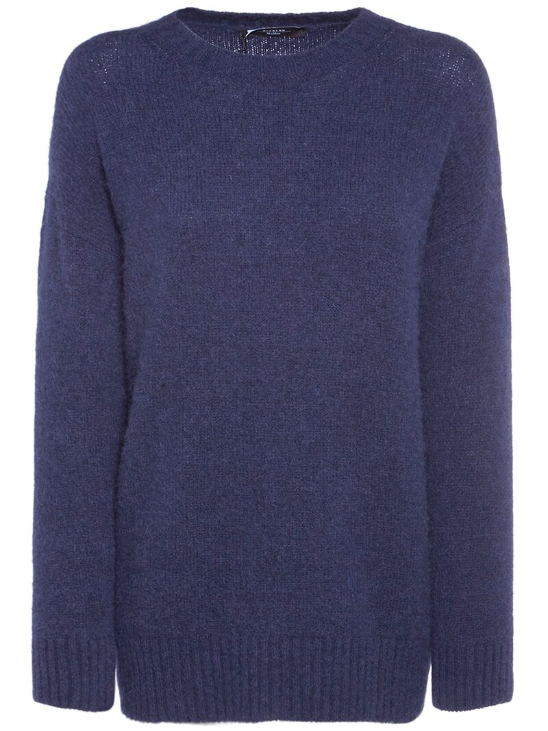 Xanadu alpaca blend crewneck sweater - Weekend Max Mara - Women ...