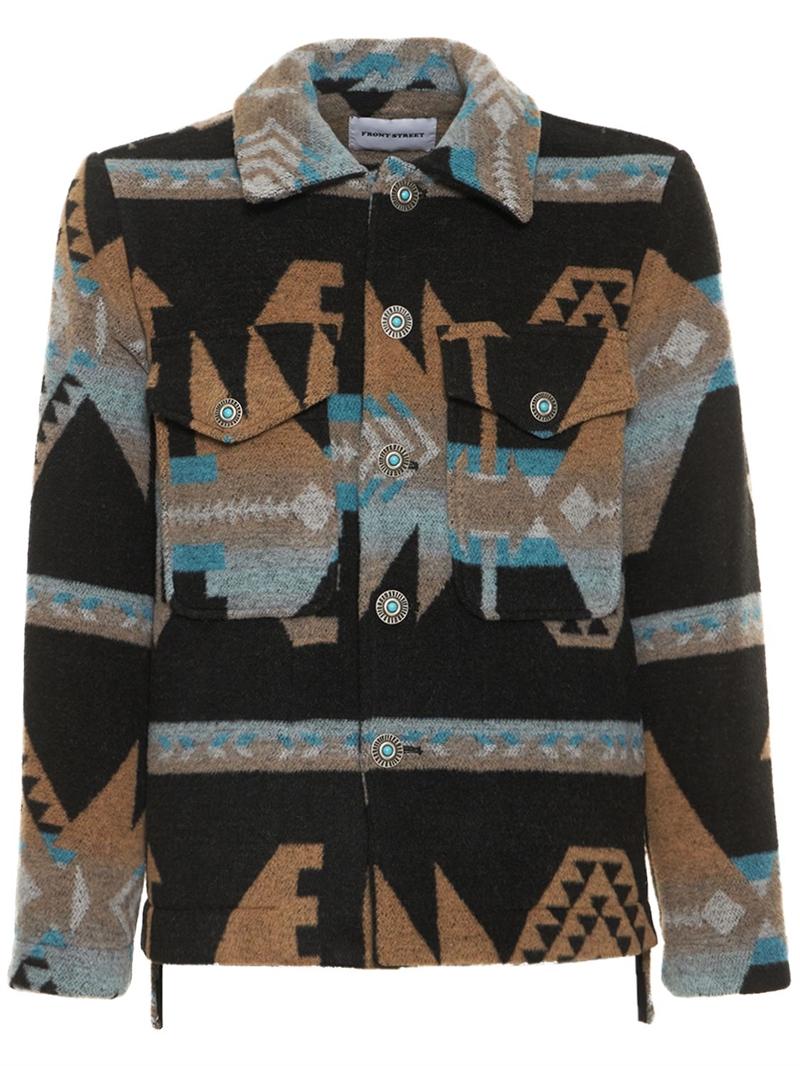 surchemise en laine m�lang�e