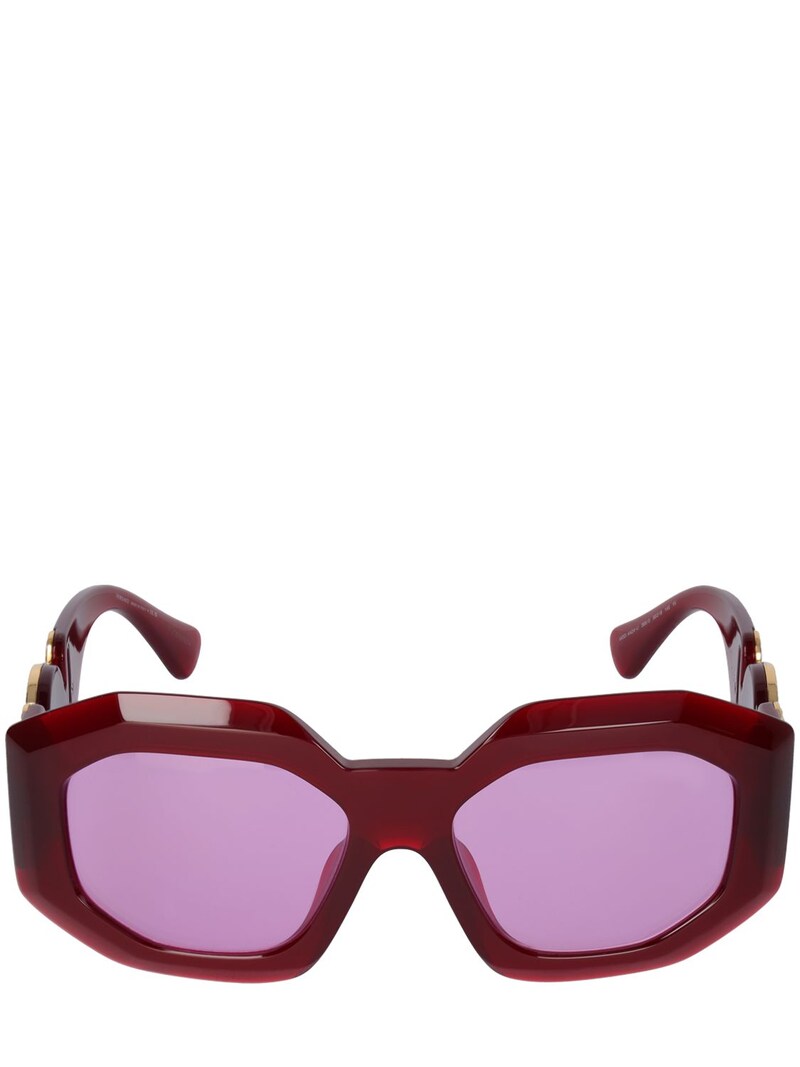 Versace - Maxi medusa biggie squared sunglasses - Fuchsia/Pink ...