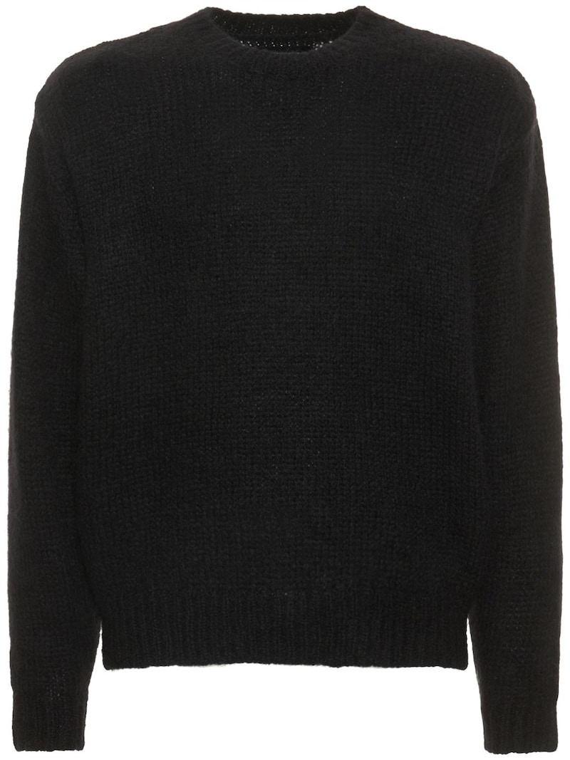 Represent - Mohair blend knit sweater - Black | Luisaviaroma