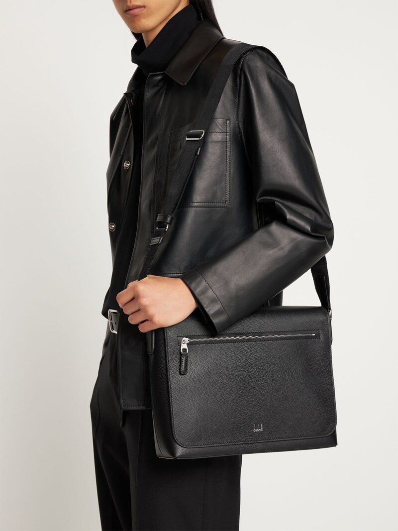 Cadogan leather messenger bag - Dunhill - Men | Luisaviaroma