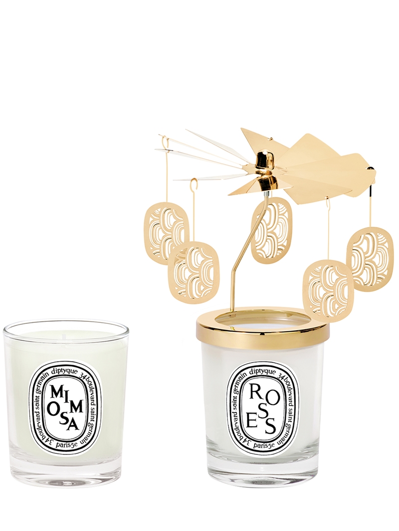 Set di 2 candele con carosello mobile Diptyque Beauty Donna