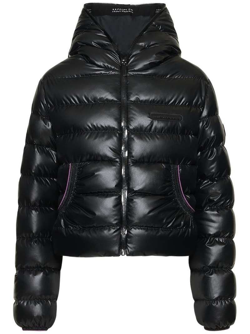 Nere nylon down jacket - Moncler - Women | Luisaviaroma
