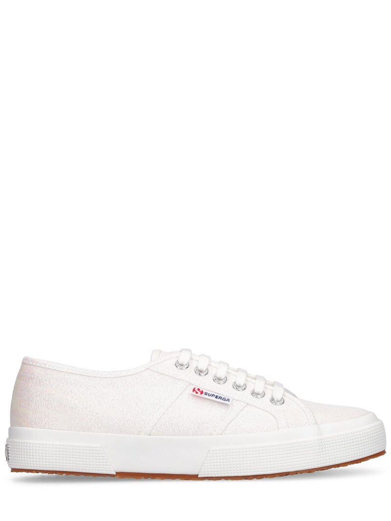 Superga 라메 로우탑 스니커즈