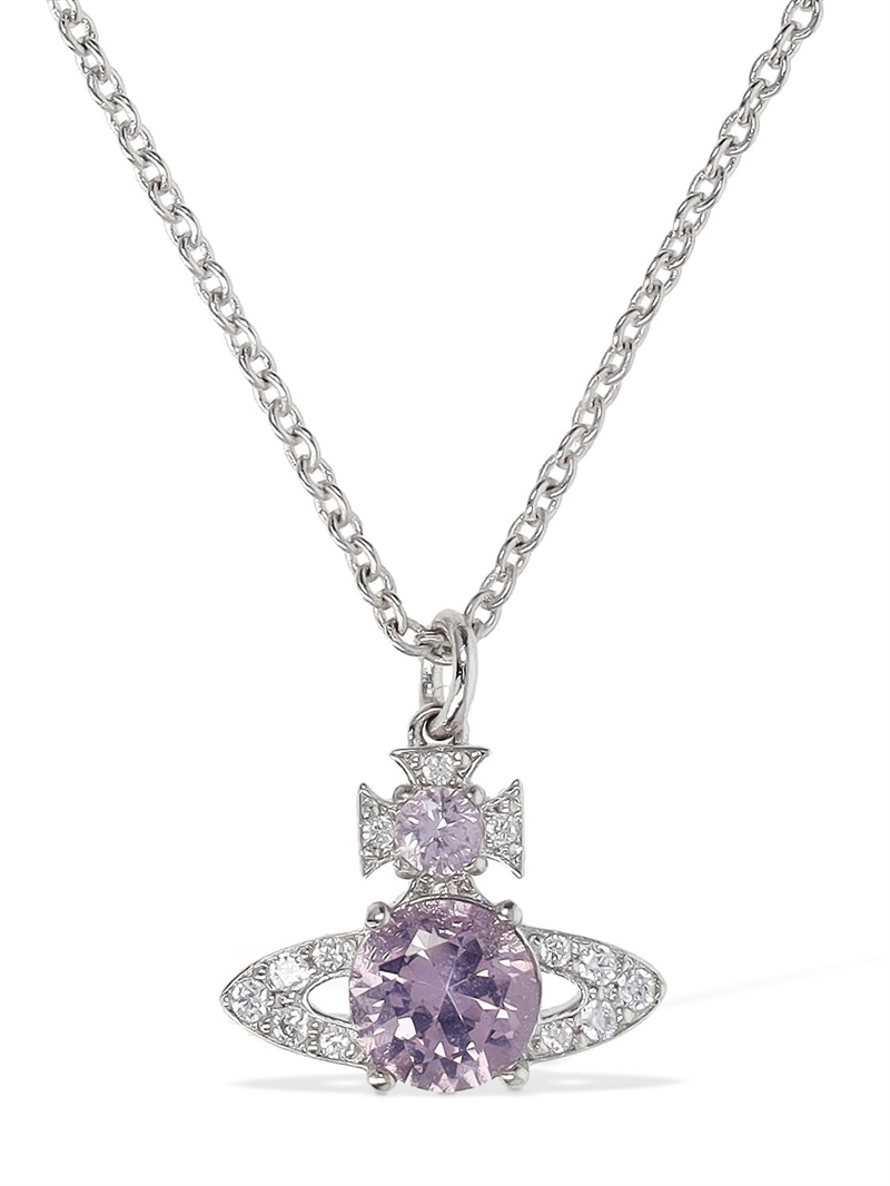 Vivienne Westwood Ismene crystal pendant necklace Luisaviaroma