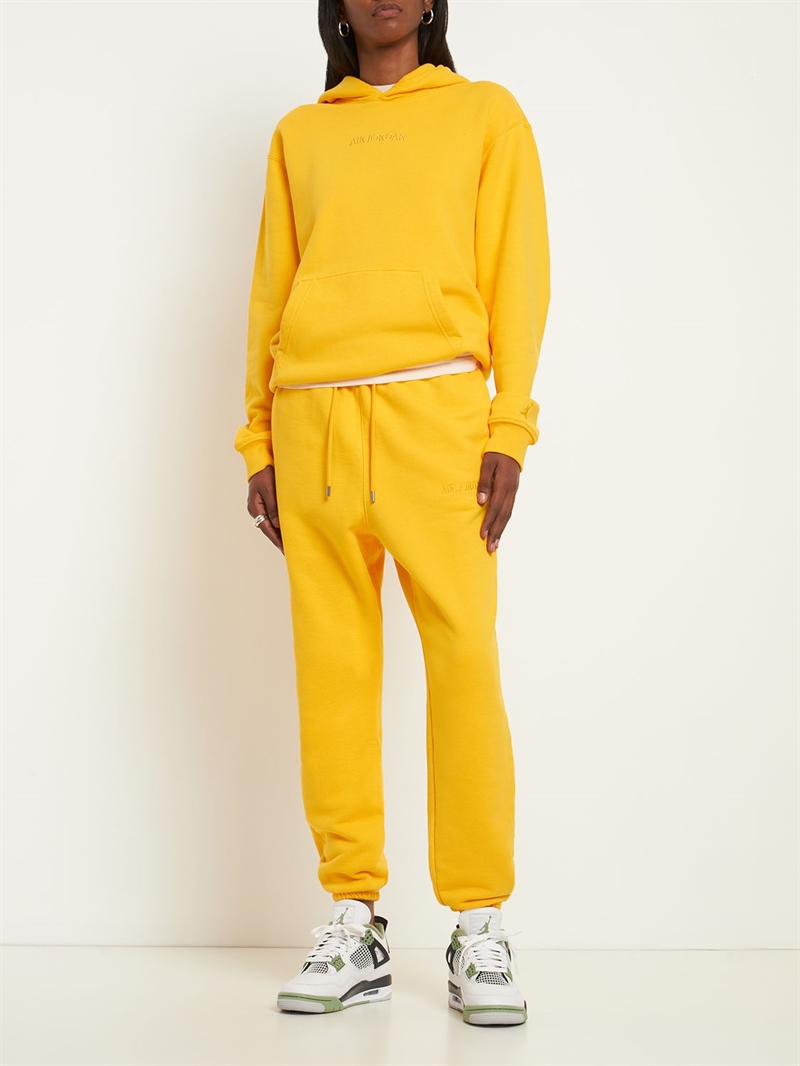 Nike Air jordan hoodie University Gold Luisaviaroma