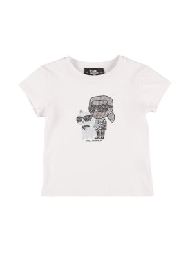 karl lagerfeld - t-shirts - kid fille - soldes