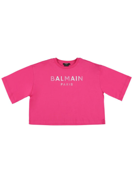 balmain - tシャツ&タンクトップ - キッズ-ガールズ - セール