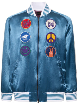 Award patches acetate sateen jacket - Needles - Men | Luisaviaroma