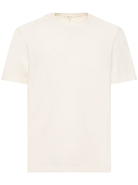 The Row: Camiseta de algodón - Blanco - men_0 | Luisa Via Roma