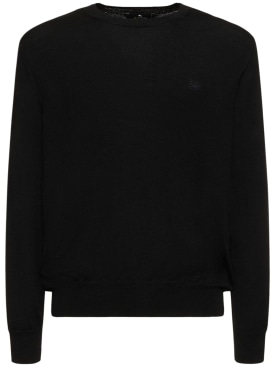 Etro: Suéter de lana - Negro - men_0 | Luisa Via Roma