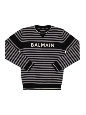balmain - knitwear - junior-boys - sale