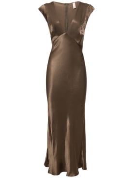 Bec + Bridge: Indi viscose maxi dress - Brown - women_0 | Luisa Via Roma