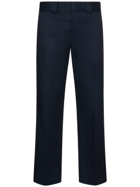 Dickies: 873 Slim straight fit twill work pants - Navy - men_0 | Luisa Via Roma