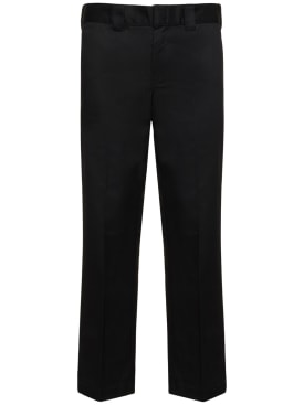 Dickies: 873 Slim straight fit twill work pants - Black - men_0 | Luisa Via Roma