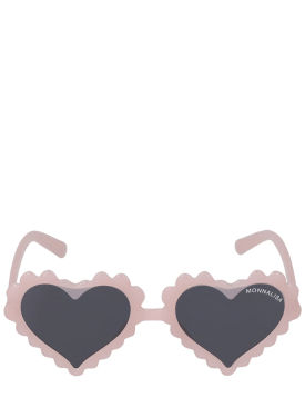 Monnalisa: Herzförmige Sonnenbrille aus Polycarbonat - Rosa - kids-girls_0 | Luisa Via Roma