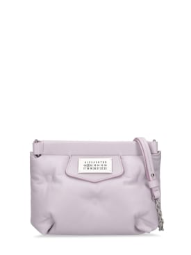 Maison Margiela: Mini Glam Slam quilted Napa leather bag - Wisteria - women_0 | Luisa Via Roma