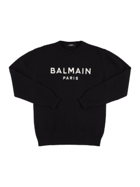 balmain - knitwear - kids-girls - sale