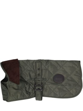 BARBOUR: Quilted dog coat - Olive Green - women_0 | Luisa Via Roma