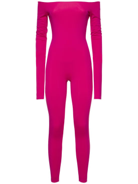 The Andamane: Nadia off-the-shoulder jumpsuit - Pink - women_0 | Luisa Via Roma