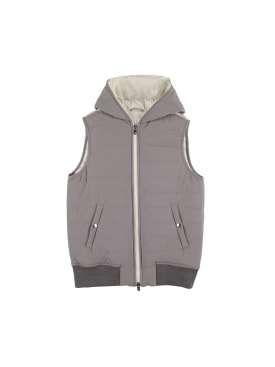brunello cucinelli - down jackets - kids-boys - sale