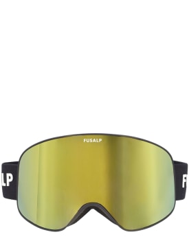 Fusalp: Matterhorn Eyes thin frame ski goggles - Altın Rengi - women_0 | Luisa Via Roma