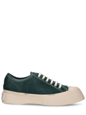 Pablo ponyskin low top sneakers - Marni - Men | Luisaviaroma